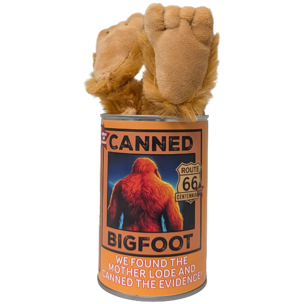 Bigfoot, the Route 66 Cryptid Canned Stuffy