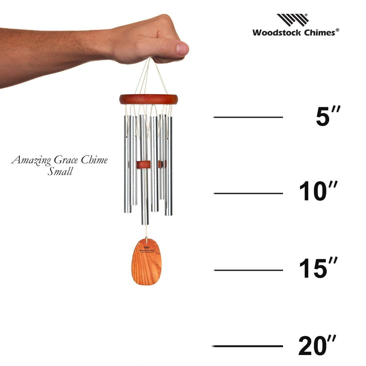 Amazing Grace® Chime - Small, Silver - 16"