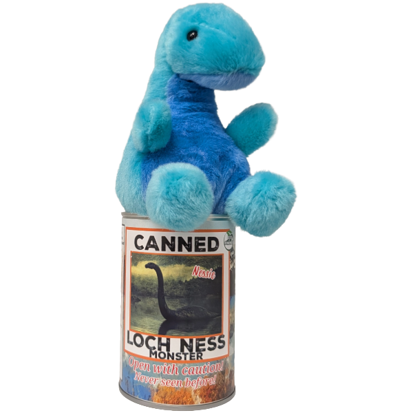Nessie, the Loch Ness Monster Canned Stuffy
