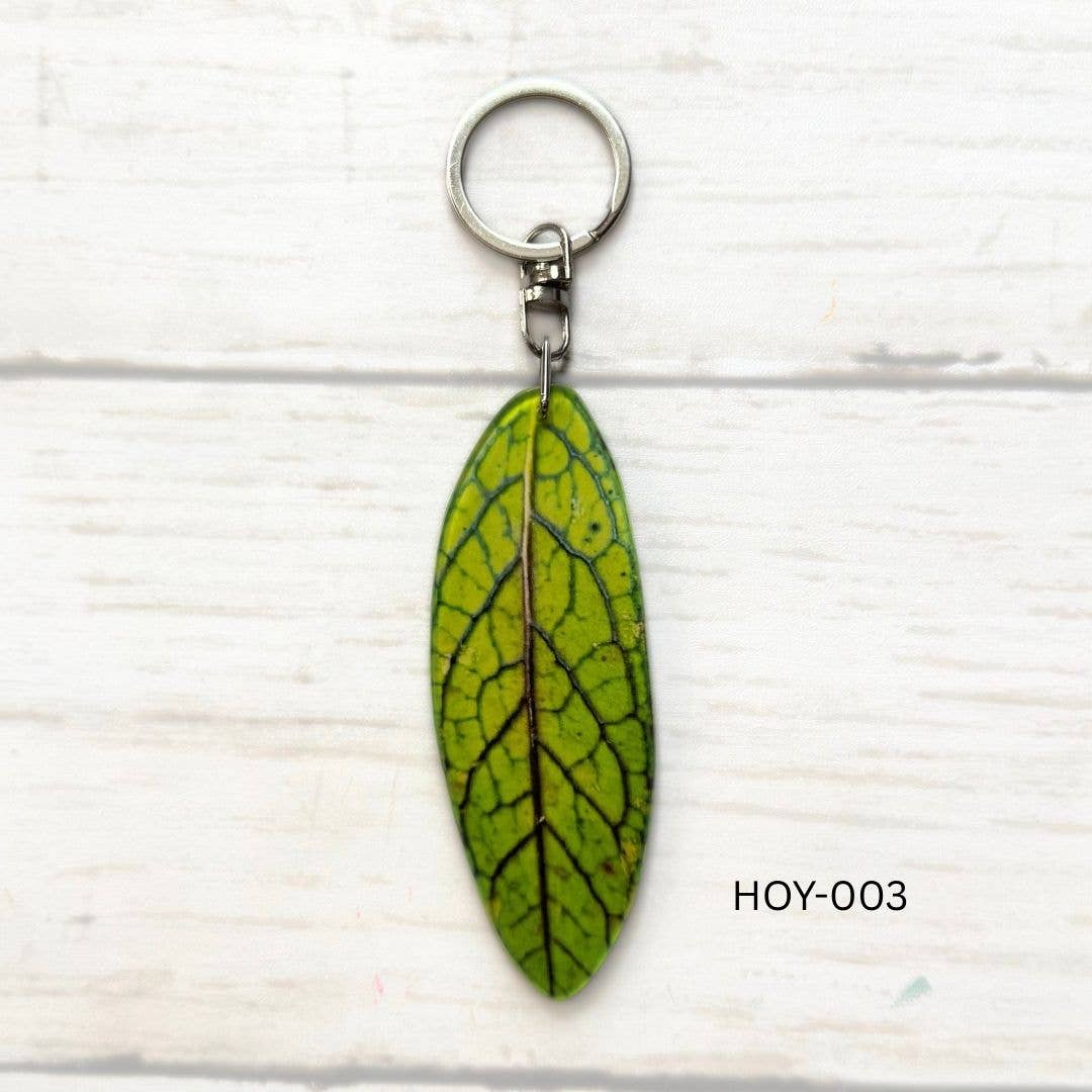 Hoya Leaf Keychain Multiple Options