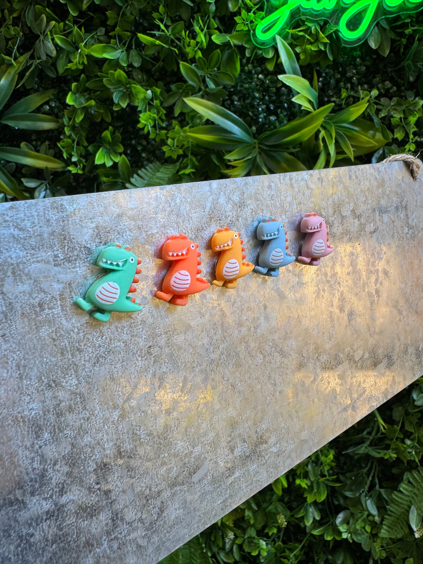 Grinning Dinosaur Plant Magnet