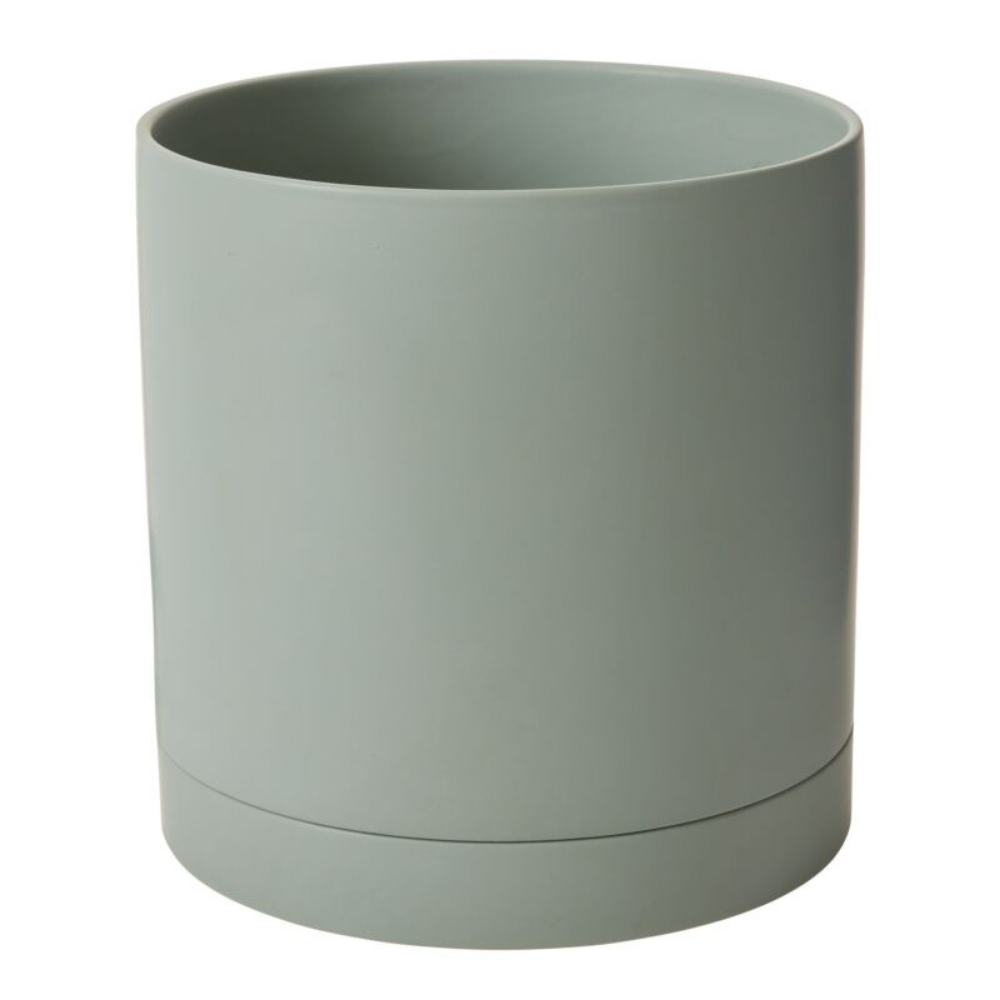 Romey Pot with Saucer - Sage