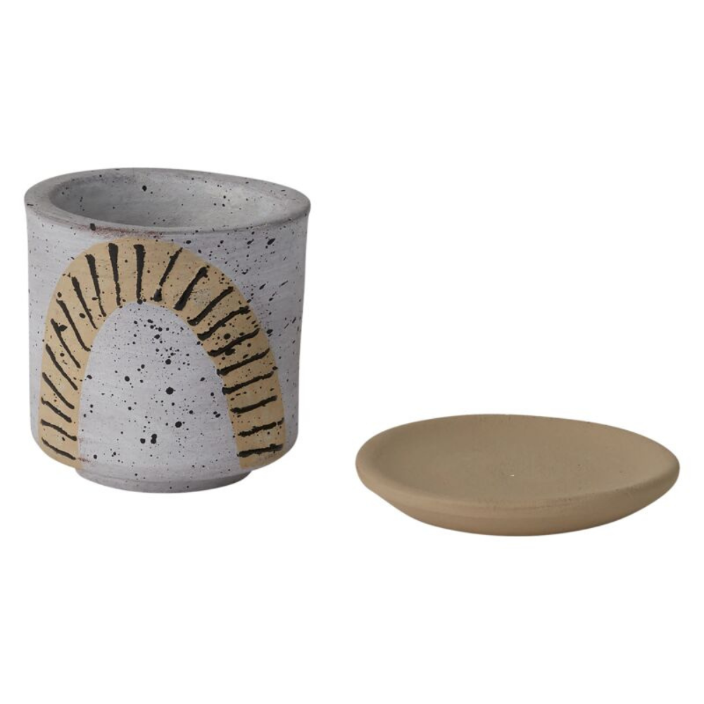 Tocoa Pot with Saucer