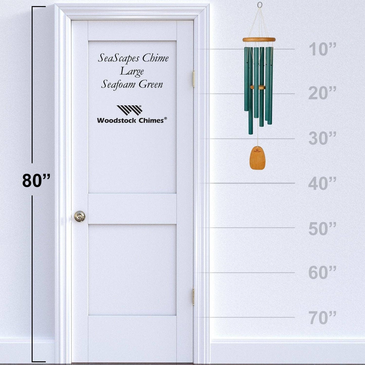 SeaScapes Chime™ - Seafoam Green, Large - 37"