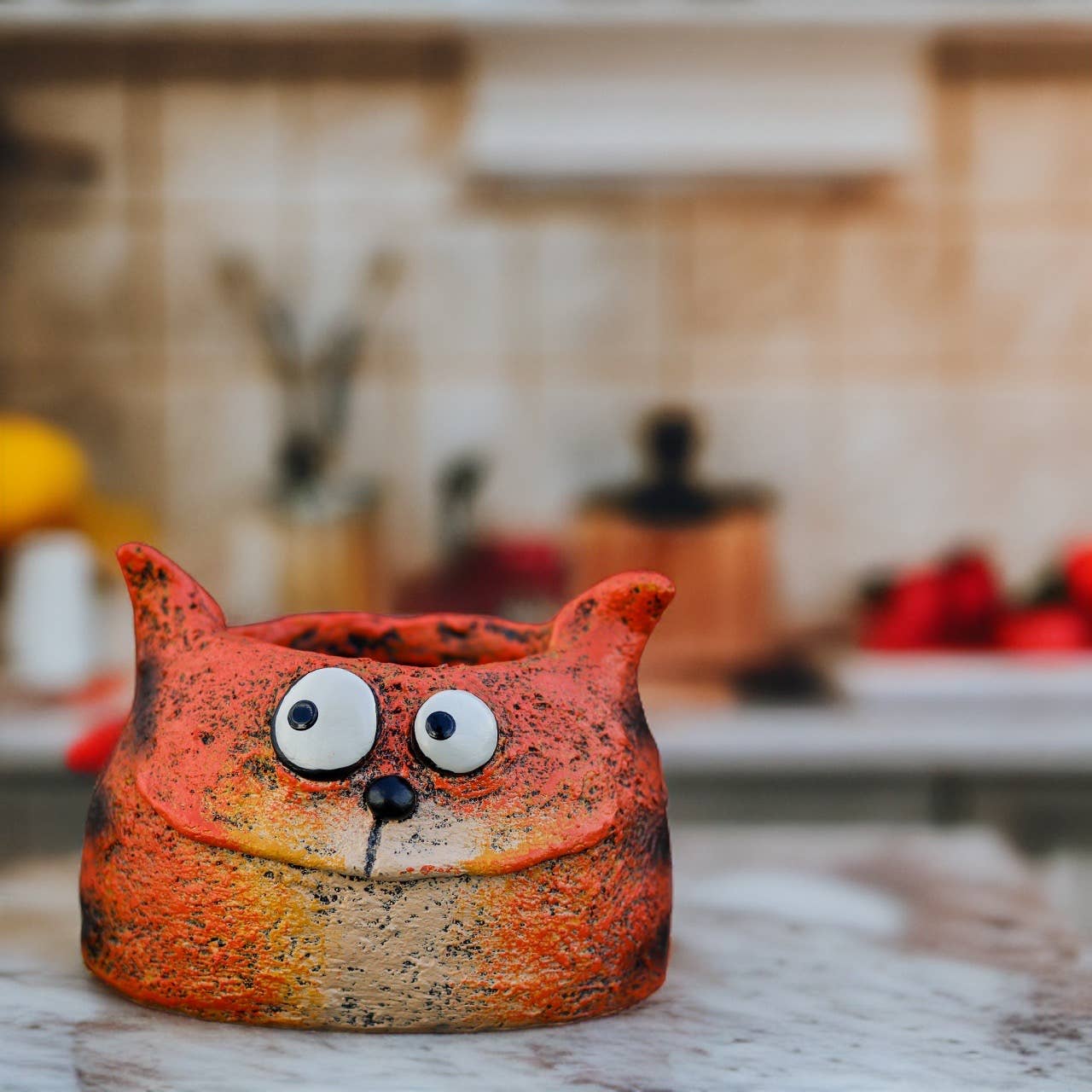 Harley the Tiger Cat - Blobhouse Planter