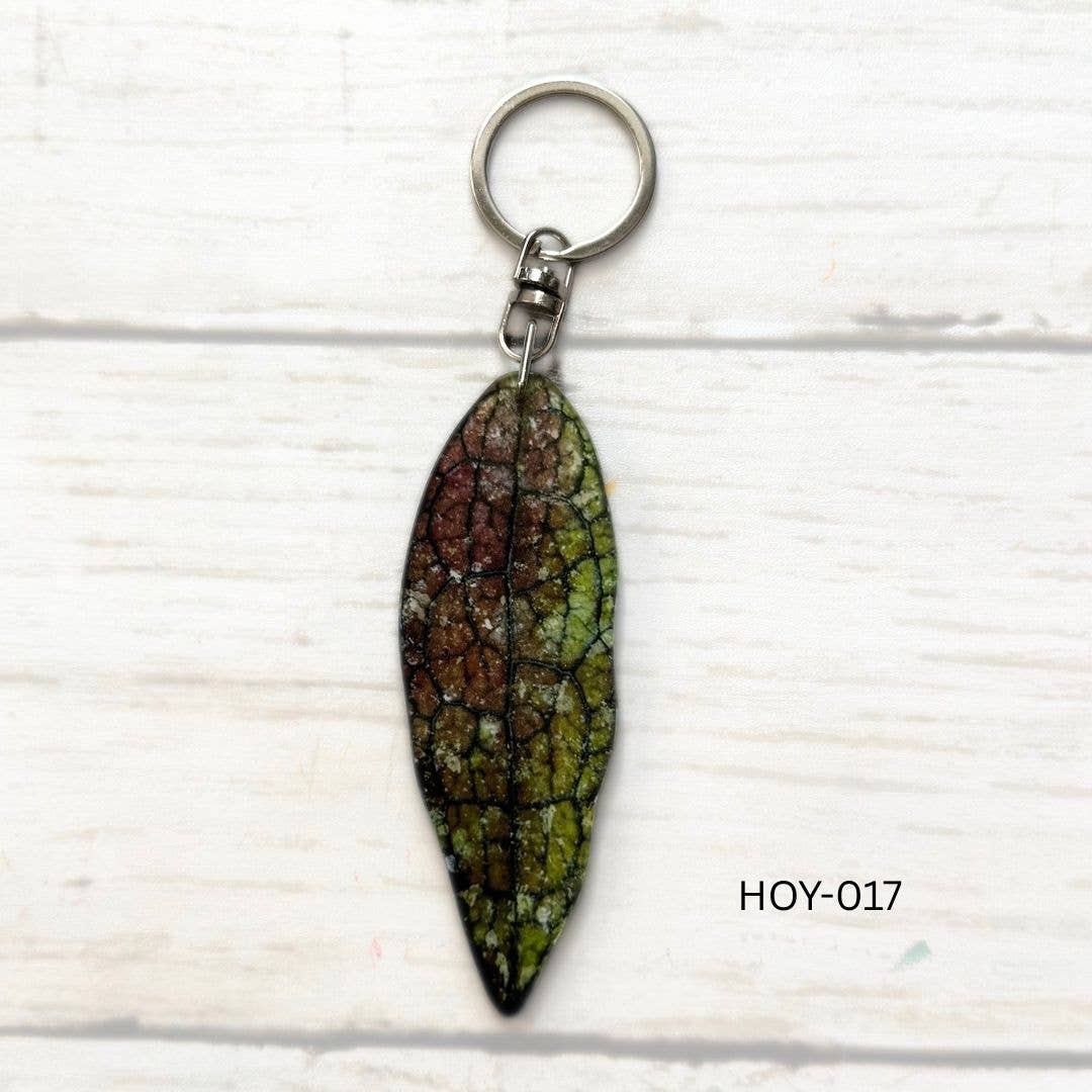 Hoya Leaf Keychain Multiple Options
