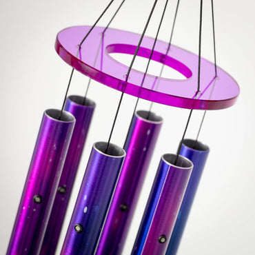 Acrylic Galaxy Chime - Purple 30"