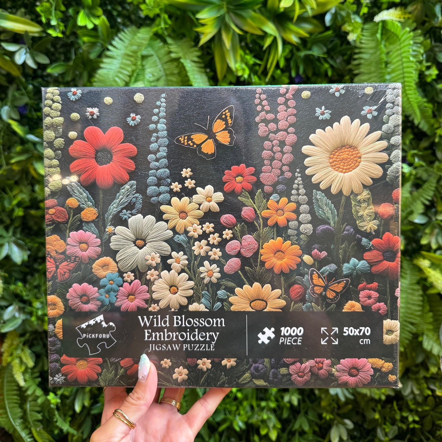 Wild Blossom Embroidery 1000 Piece Puzzle