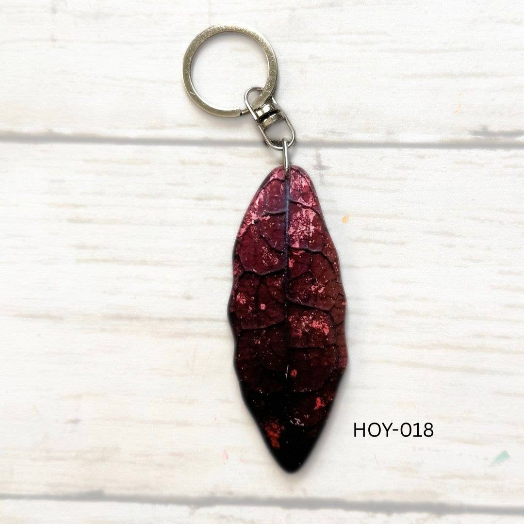 Hoya Leaf Keychain Multiple Options