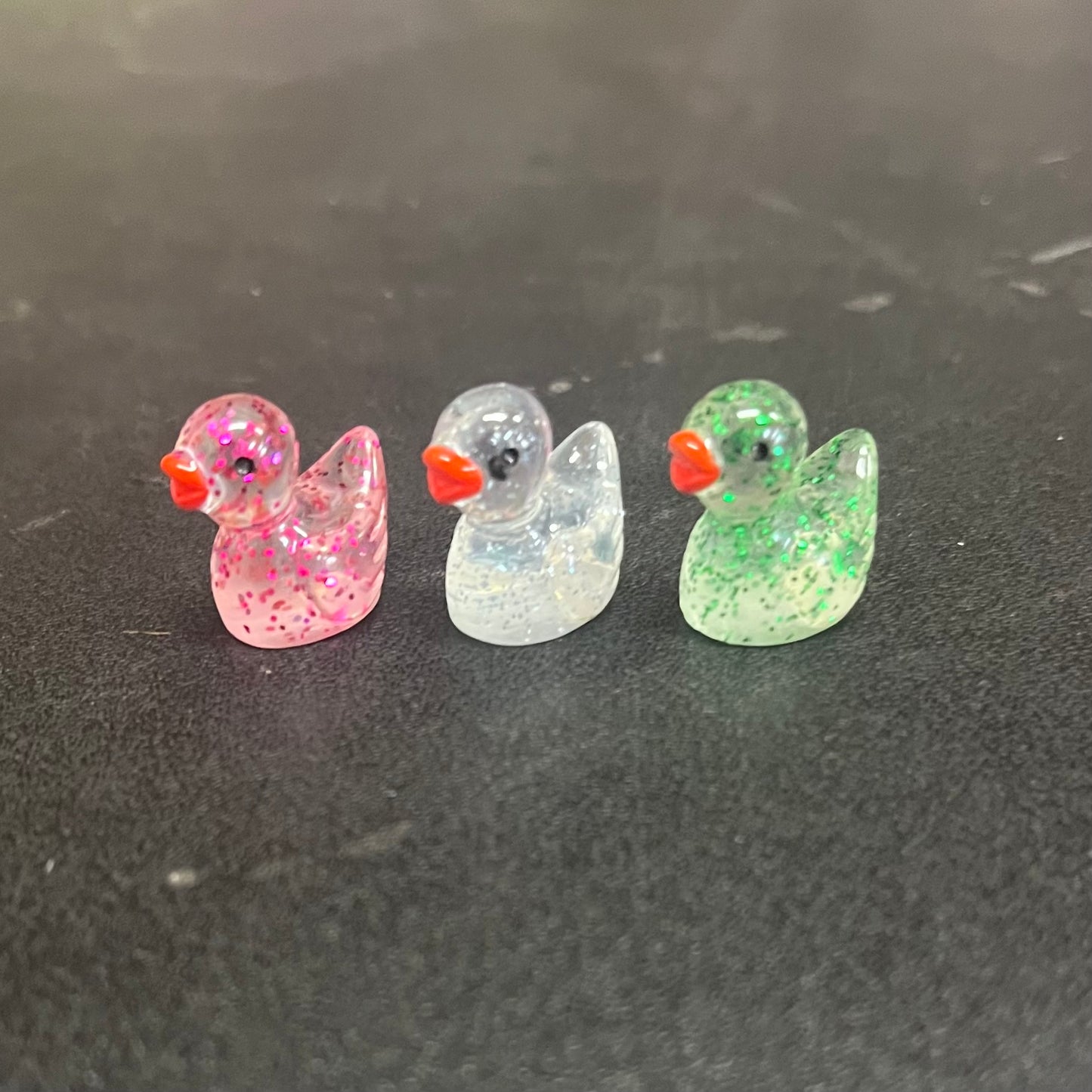 Mini Glitter Duck Trinket