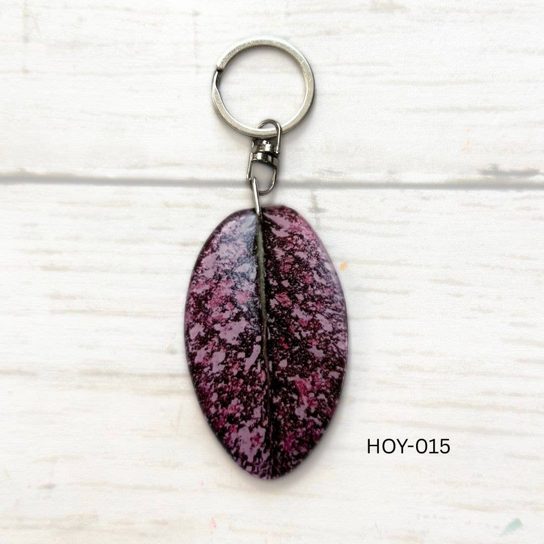 Hoya Leaf Keychain Multiple Options