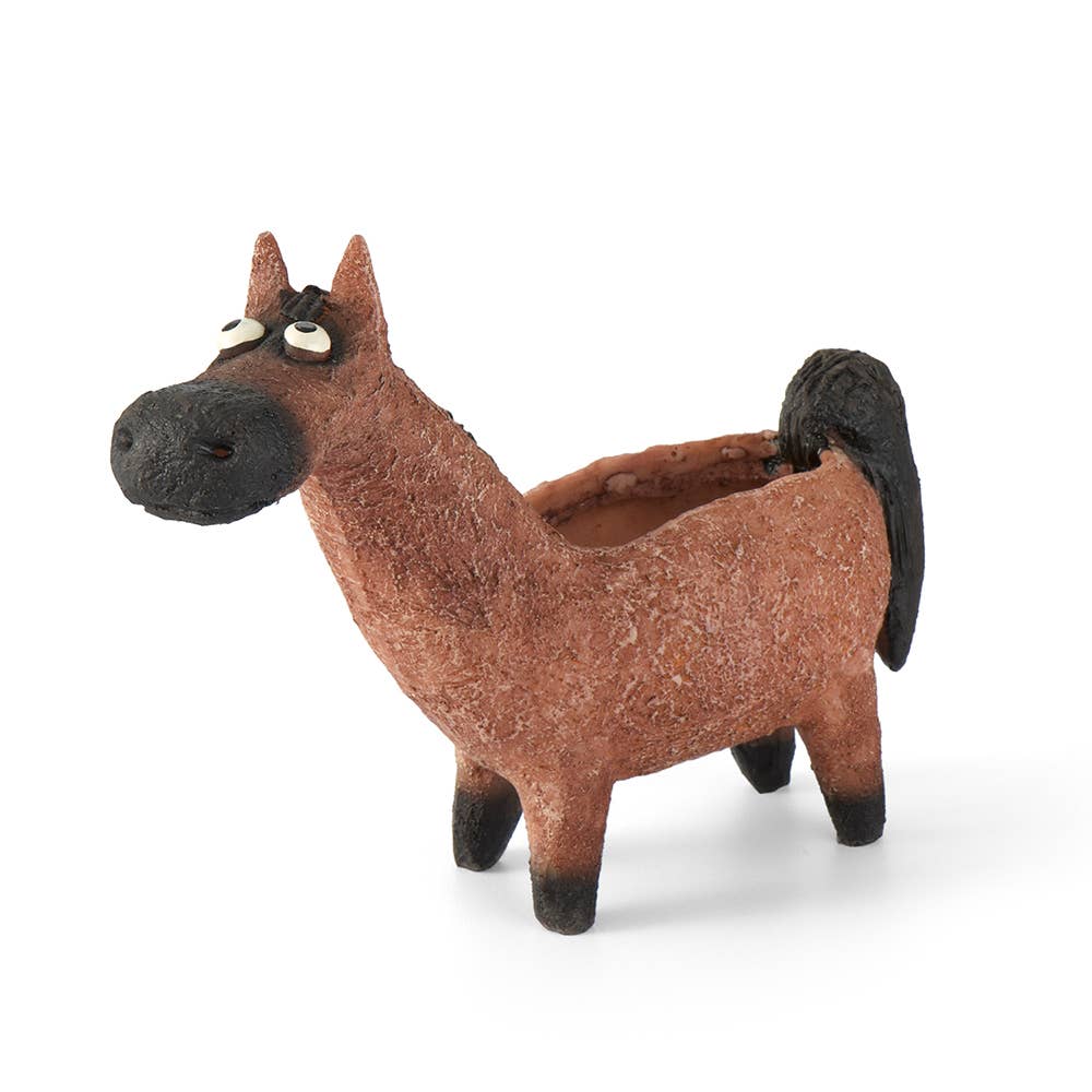 Big Red the Bay Horse -  Blobhouse Planter