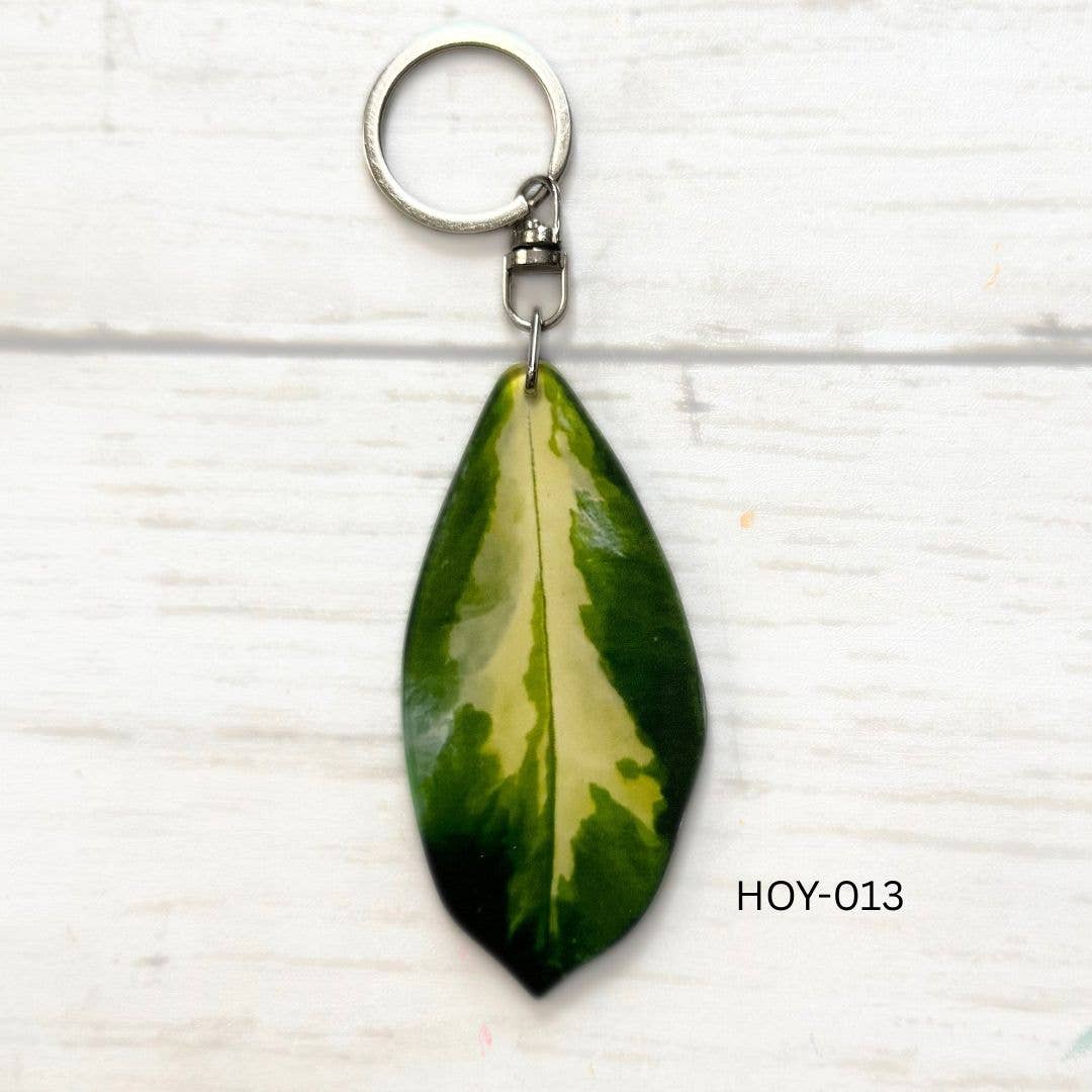 Hoya Leaf Keychain Multiple Options