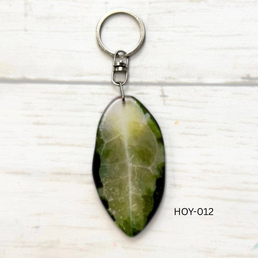 Hoya Leaf Keychain Multiple Options