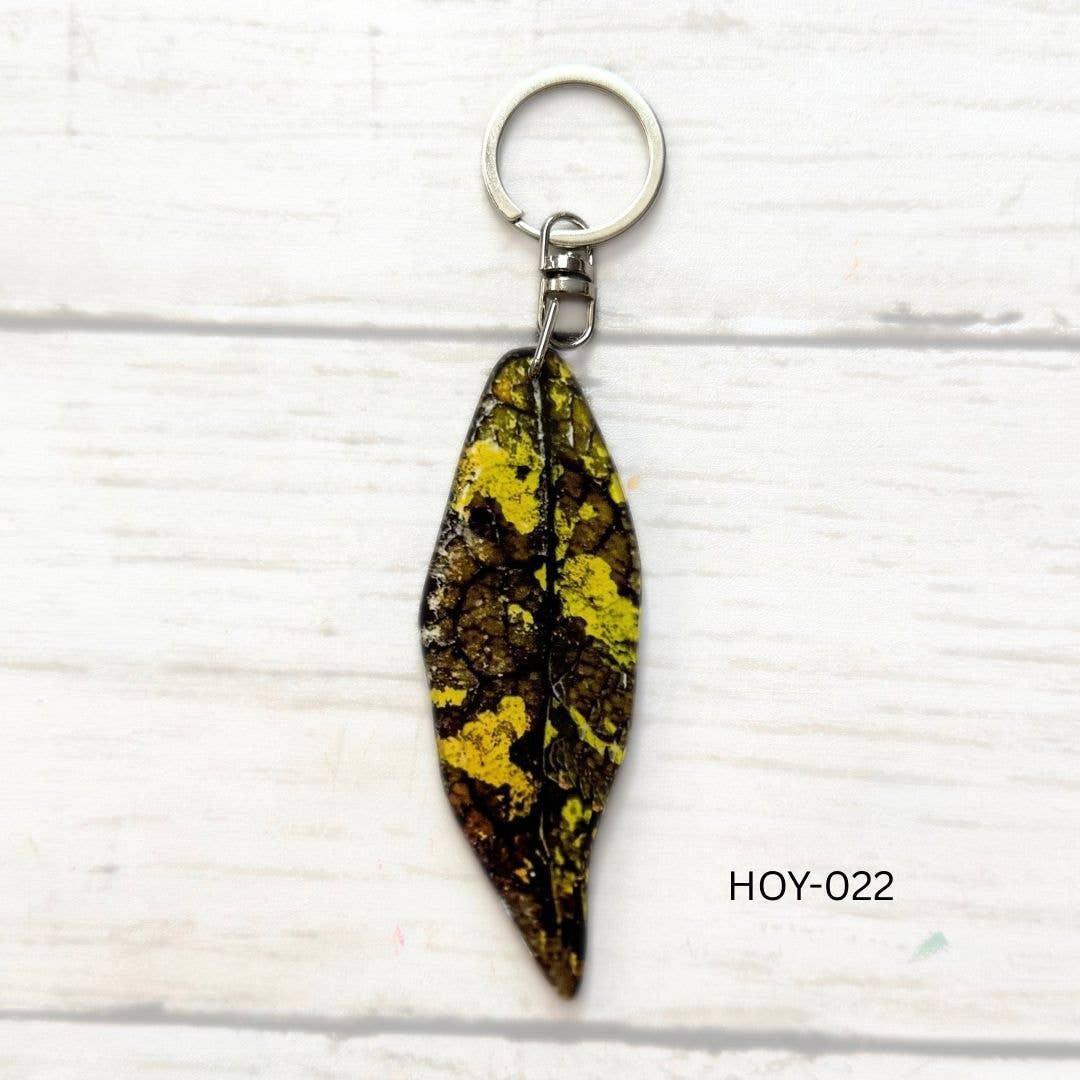 Hoya Leaf Keychain Multiple Options