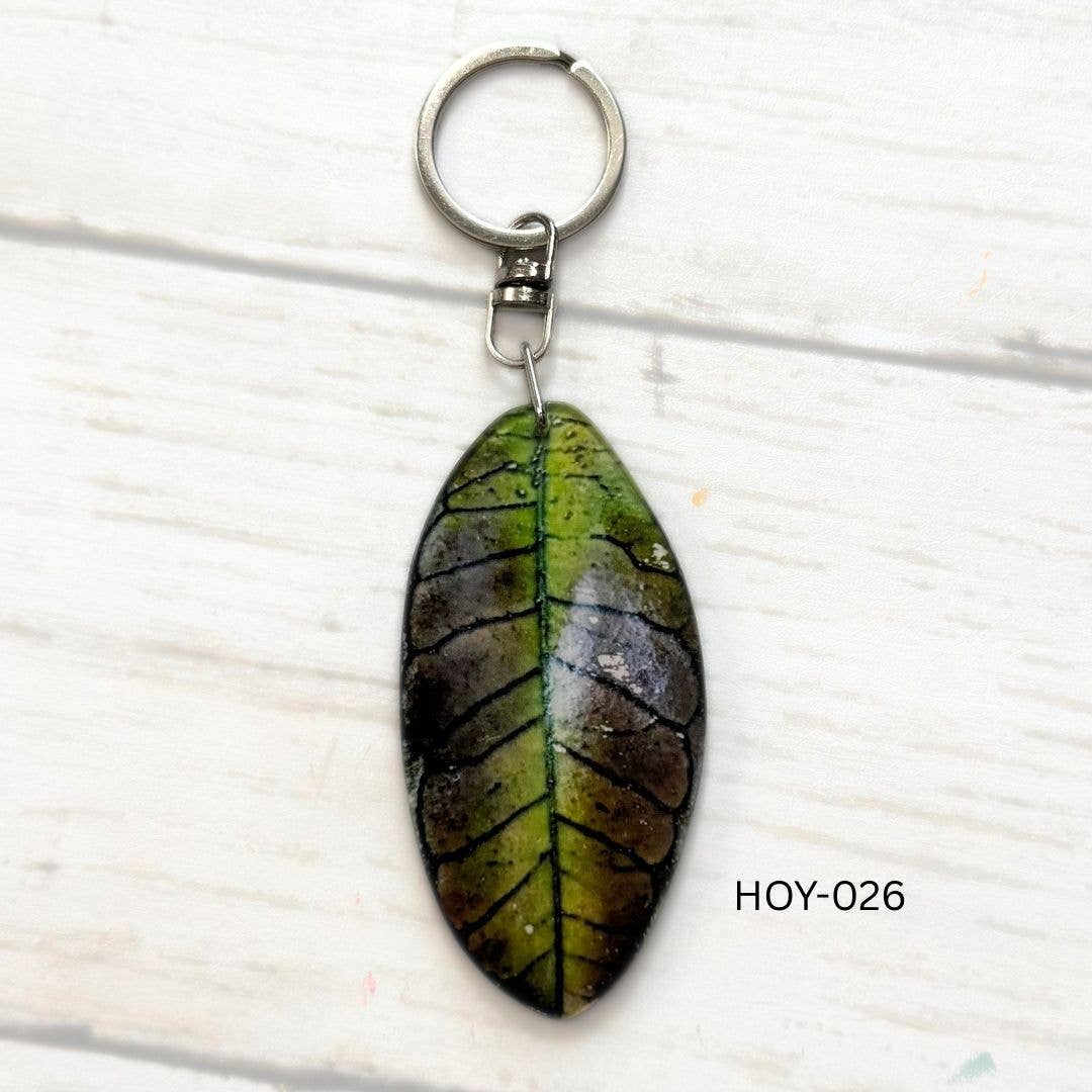 Hoya Leaf Keychain Multiple Options