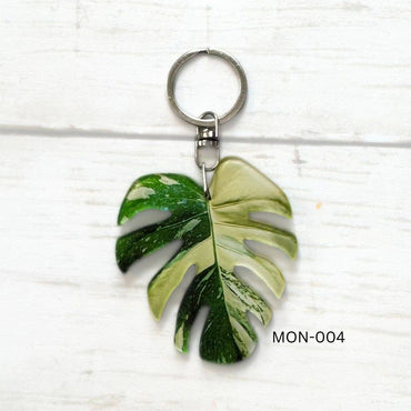 Monstera Leaf Keychain Multiple Options