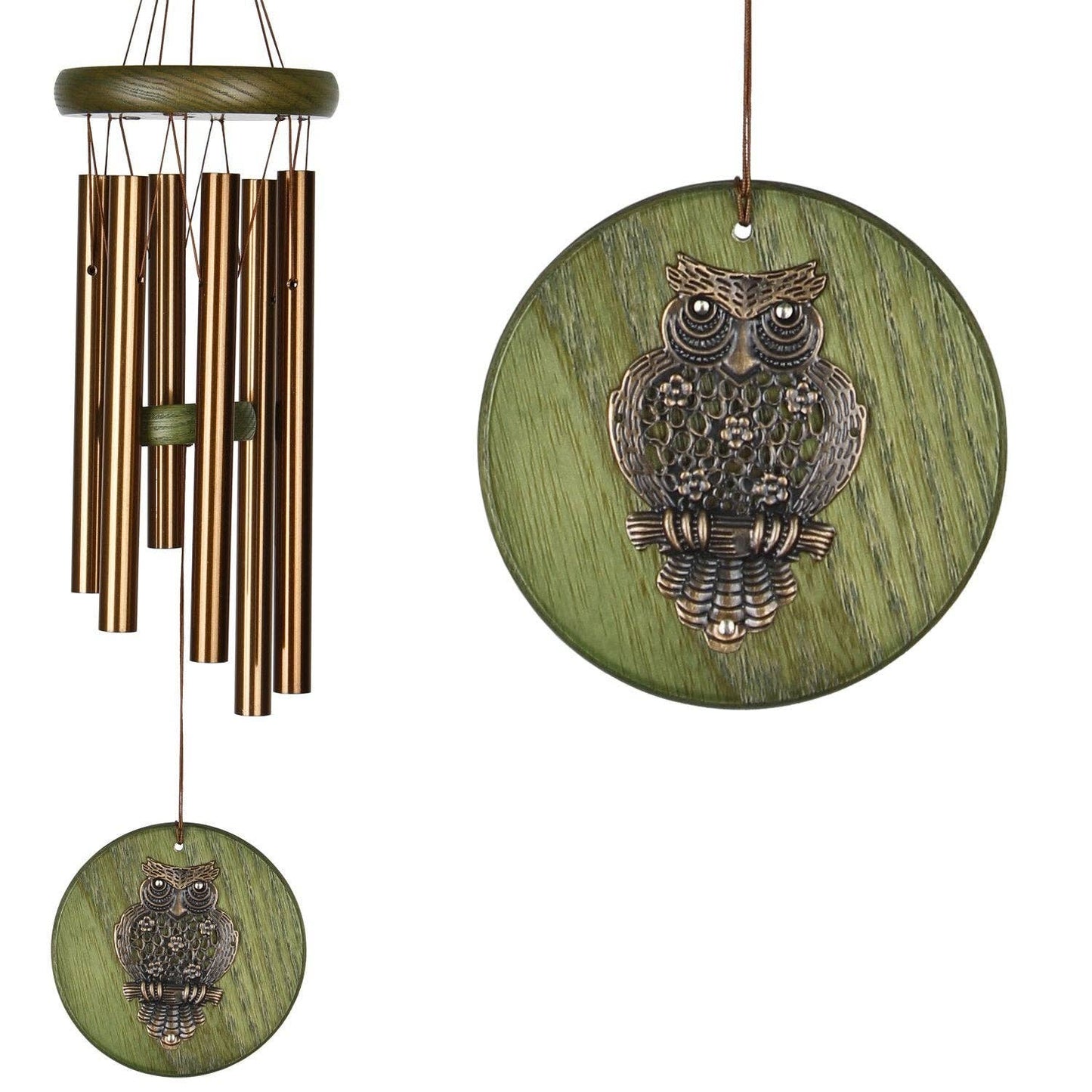 Woodstock Habitats™ Chime - Green, Owl