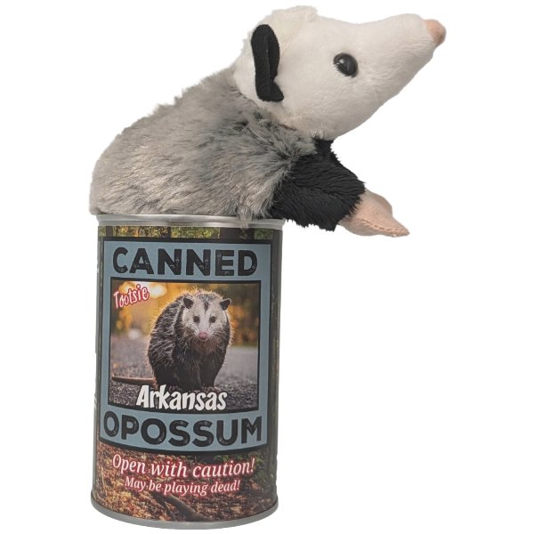 Tootsie, the Opossum Canned Stuffy