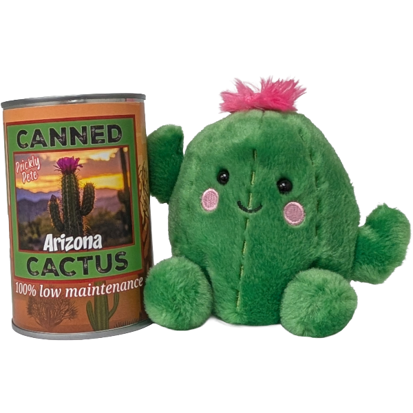Prickly Pete the Canned Cactus Stuffy