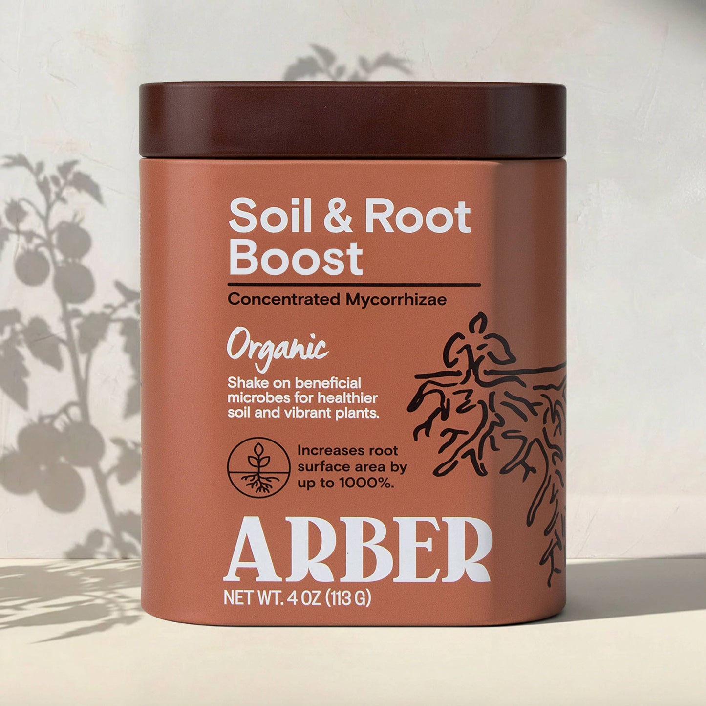 Organic Soil & Root Booster for Healthy Flowers & Plants 4oz