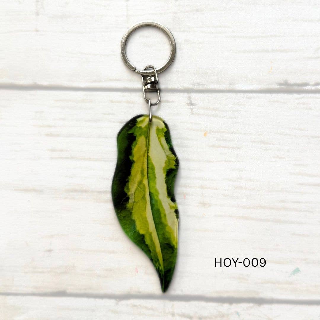 Hoya Leaf Keychain Multiple Options