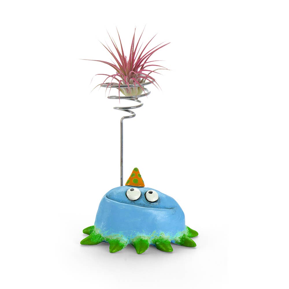 Teal Fiesta Party Blob Air Plant Holder - Blobhouse Planters