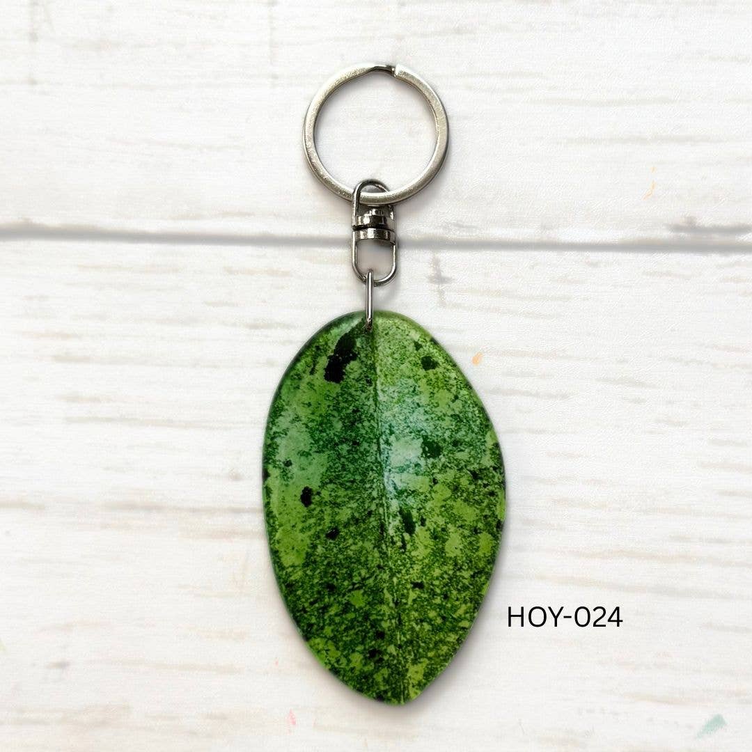 Hoya Leaf Keychain Multiple Options