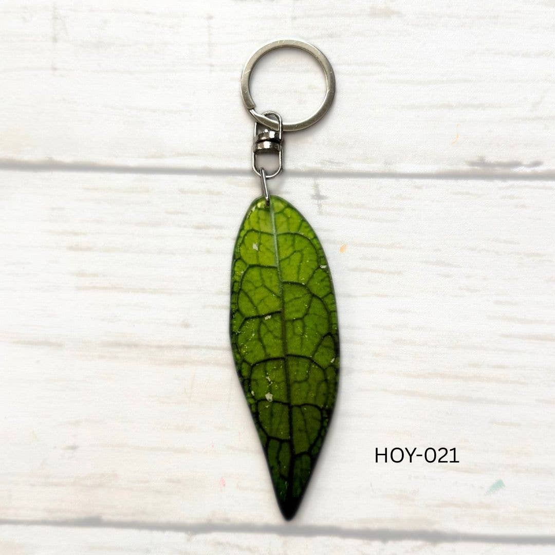 Hoya Leaf Keychain Multiple Options