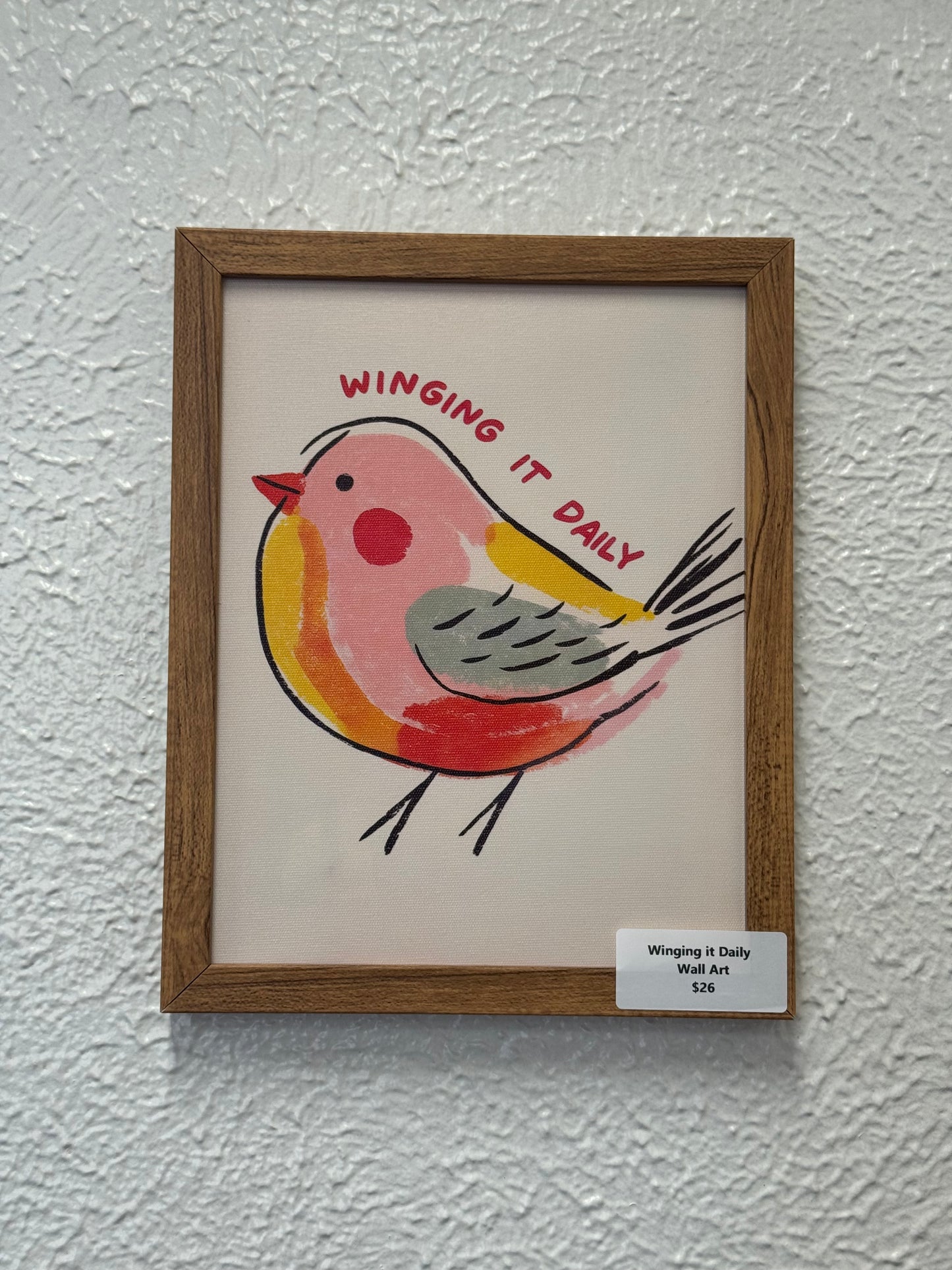 Winging it Daily Wall Art