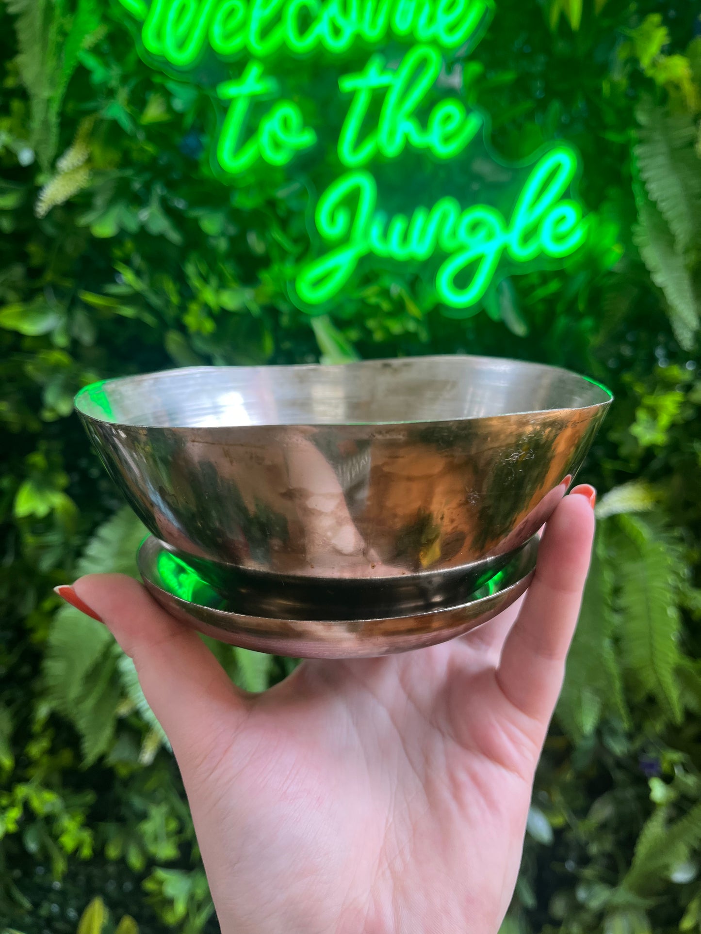6" Topper Metal Dish Pot