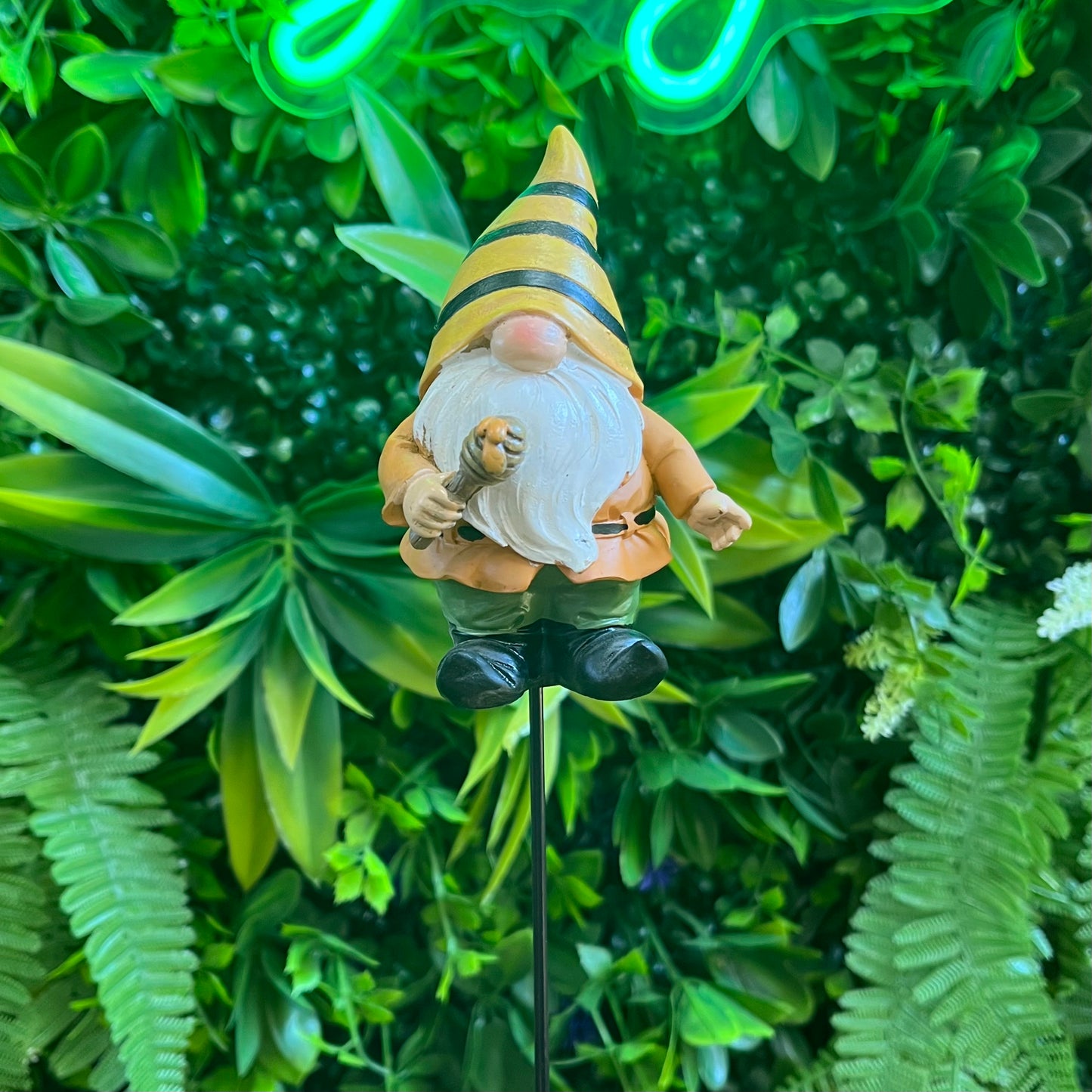 Bee Keeper Gnome Plant Stakes