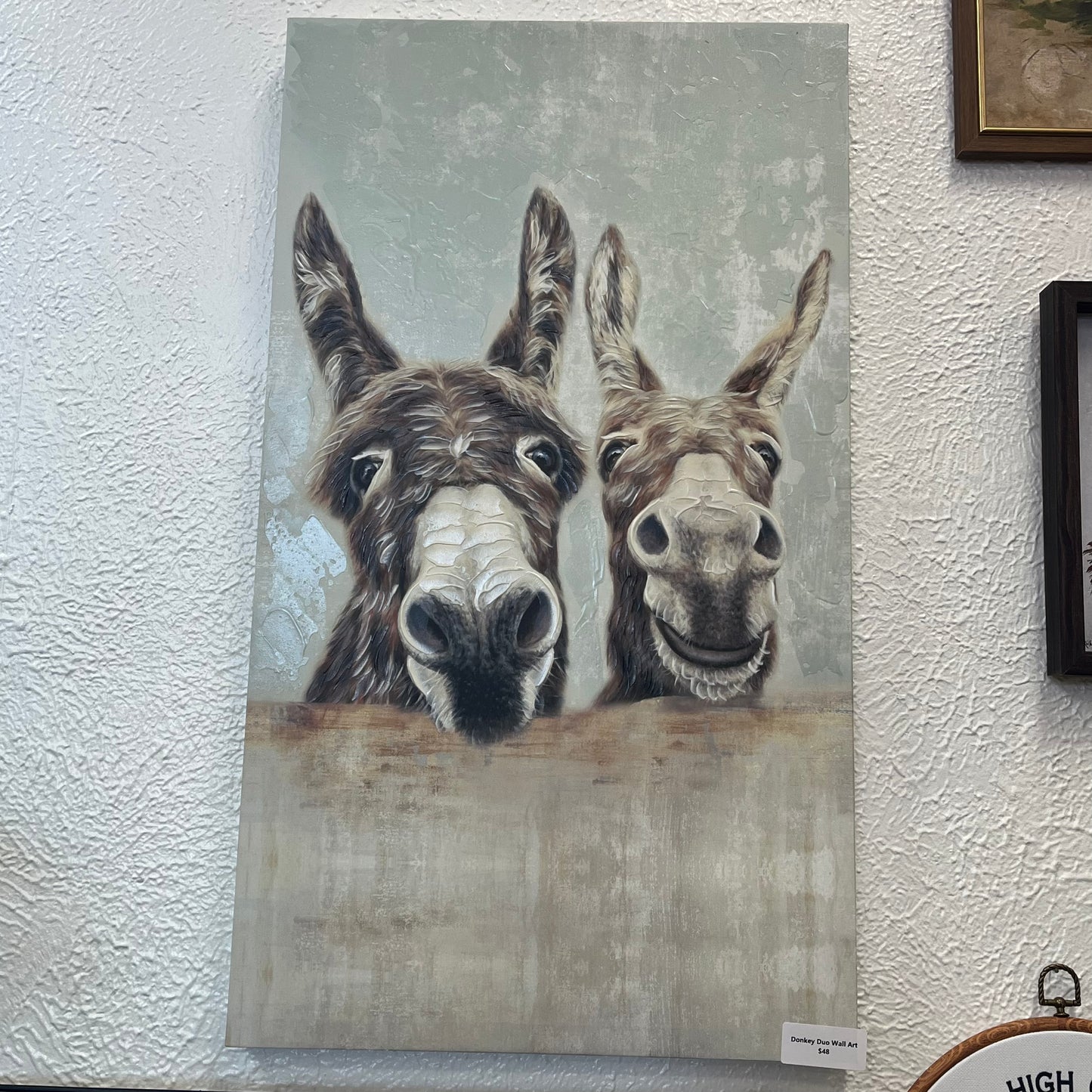 Donkey Duo Wall Art