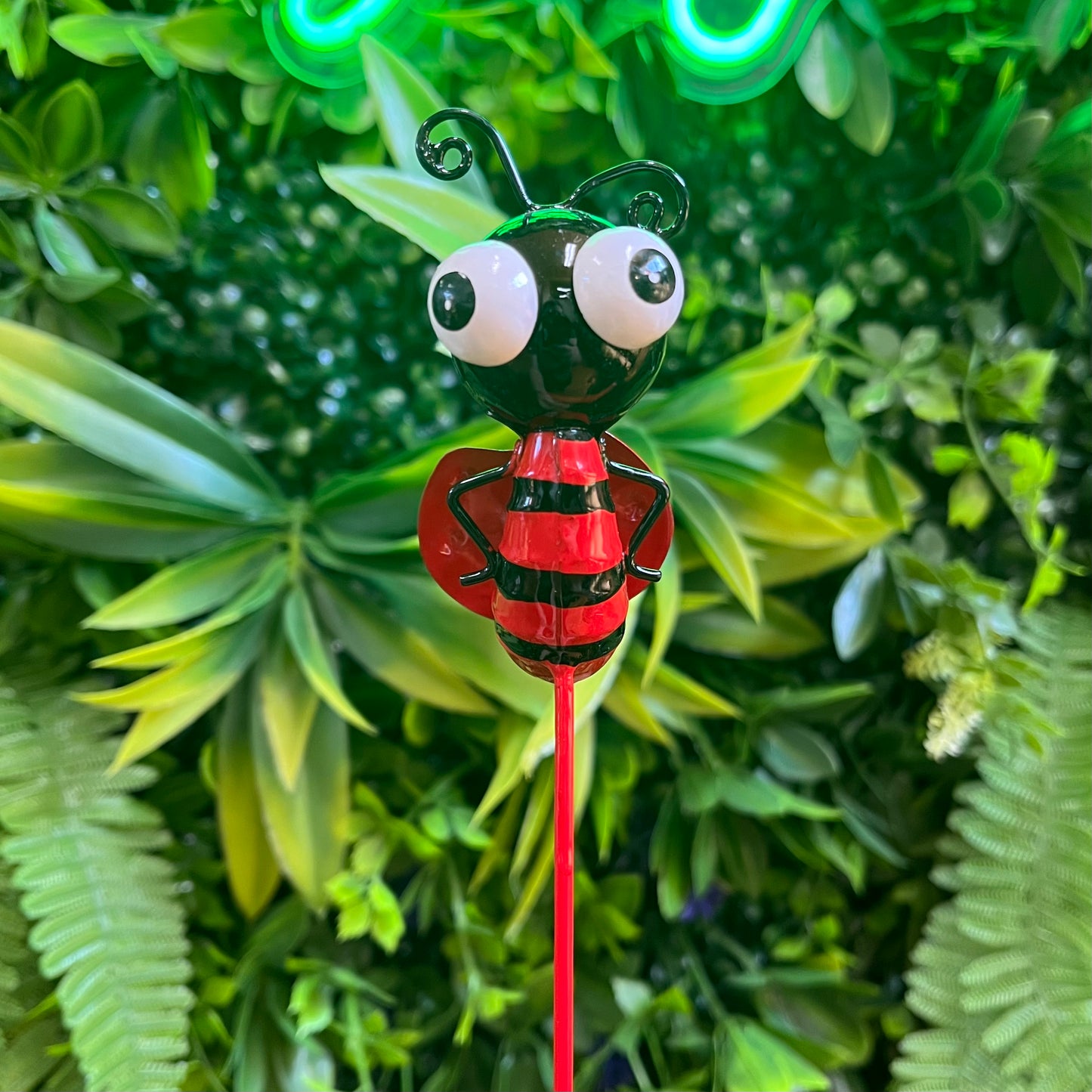 Sassy Ladybug Plant Stake