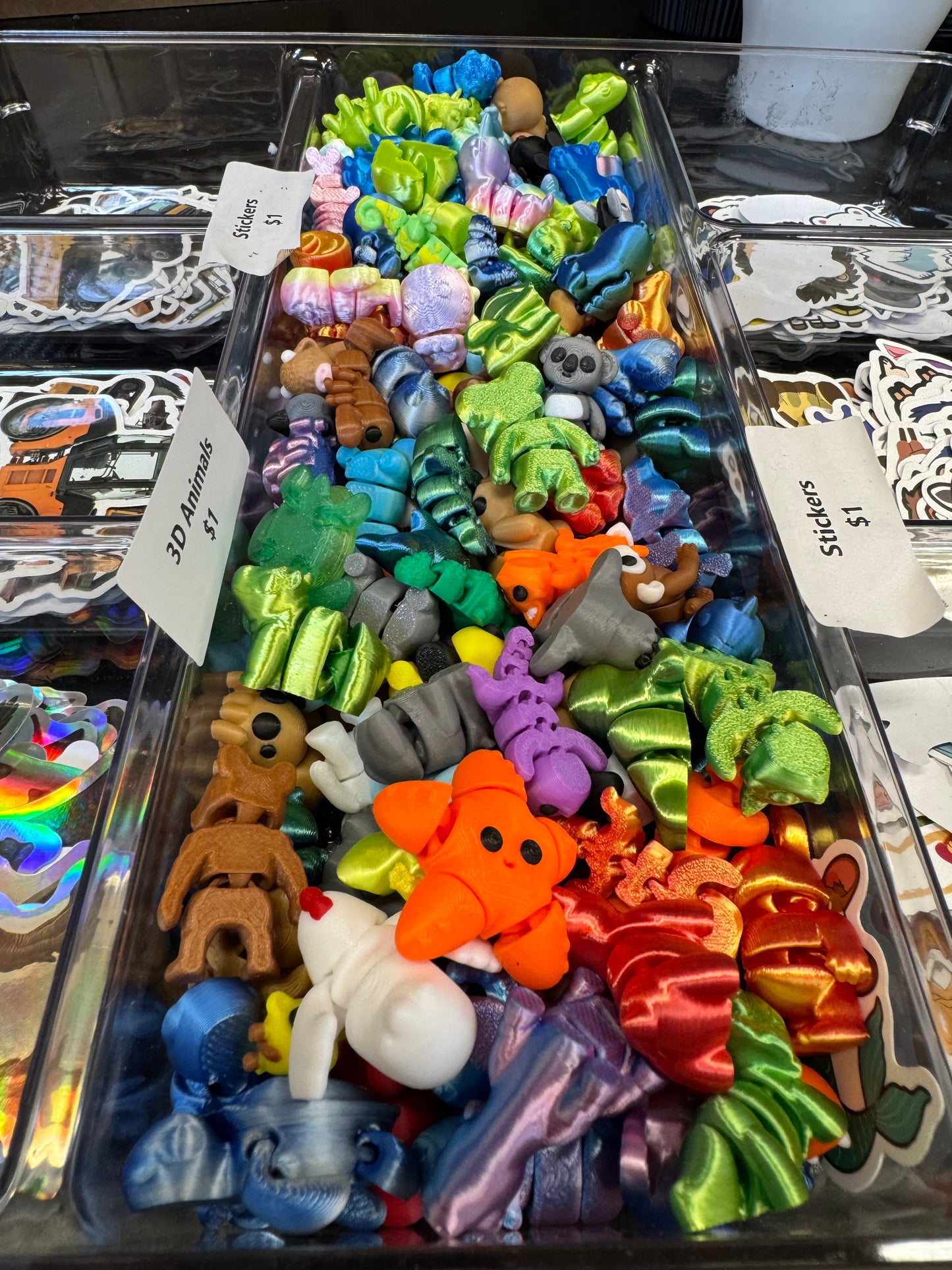 Assorted 3D Printed Animal Trinkets