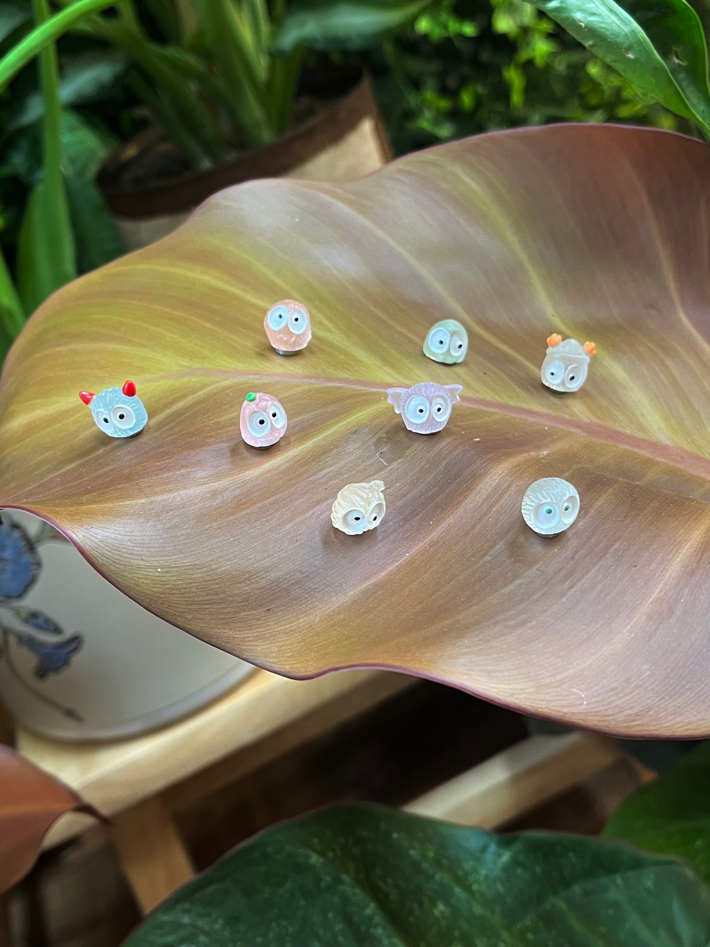 Glow in the Dark Dust Bunnies Plant Magnet