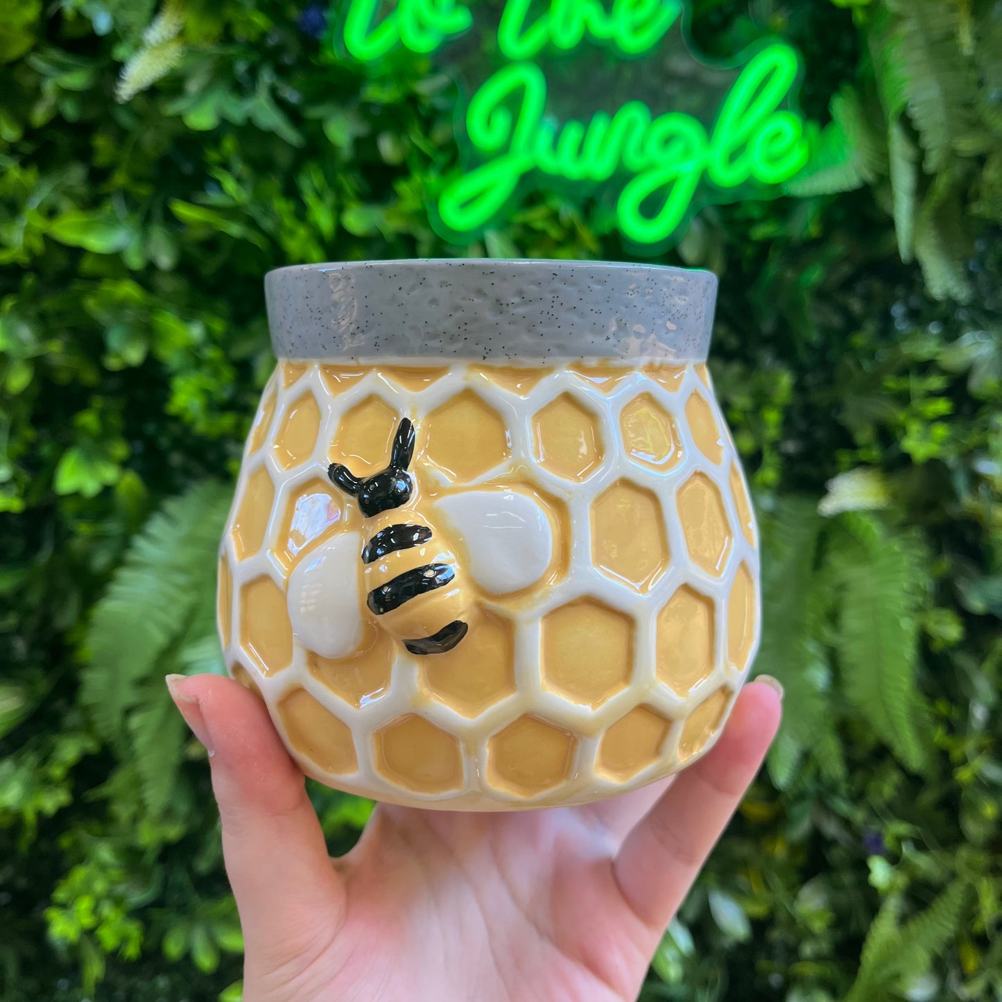 3" Bee Hive Pot