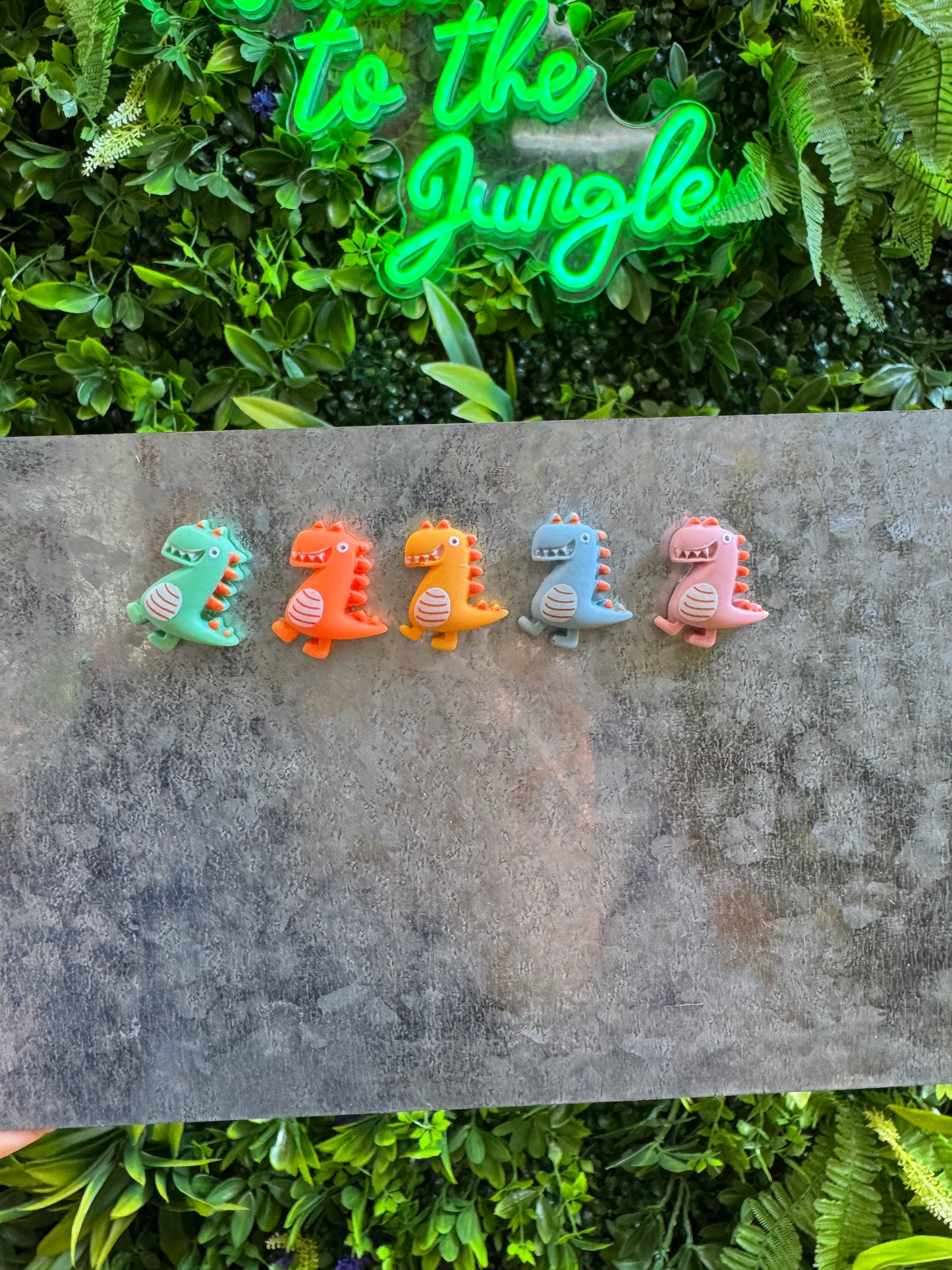 Grinning Dinosaur Plant Magnet