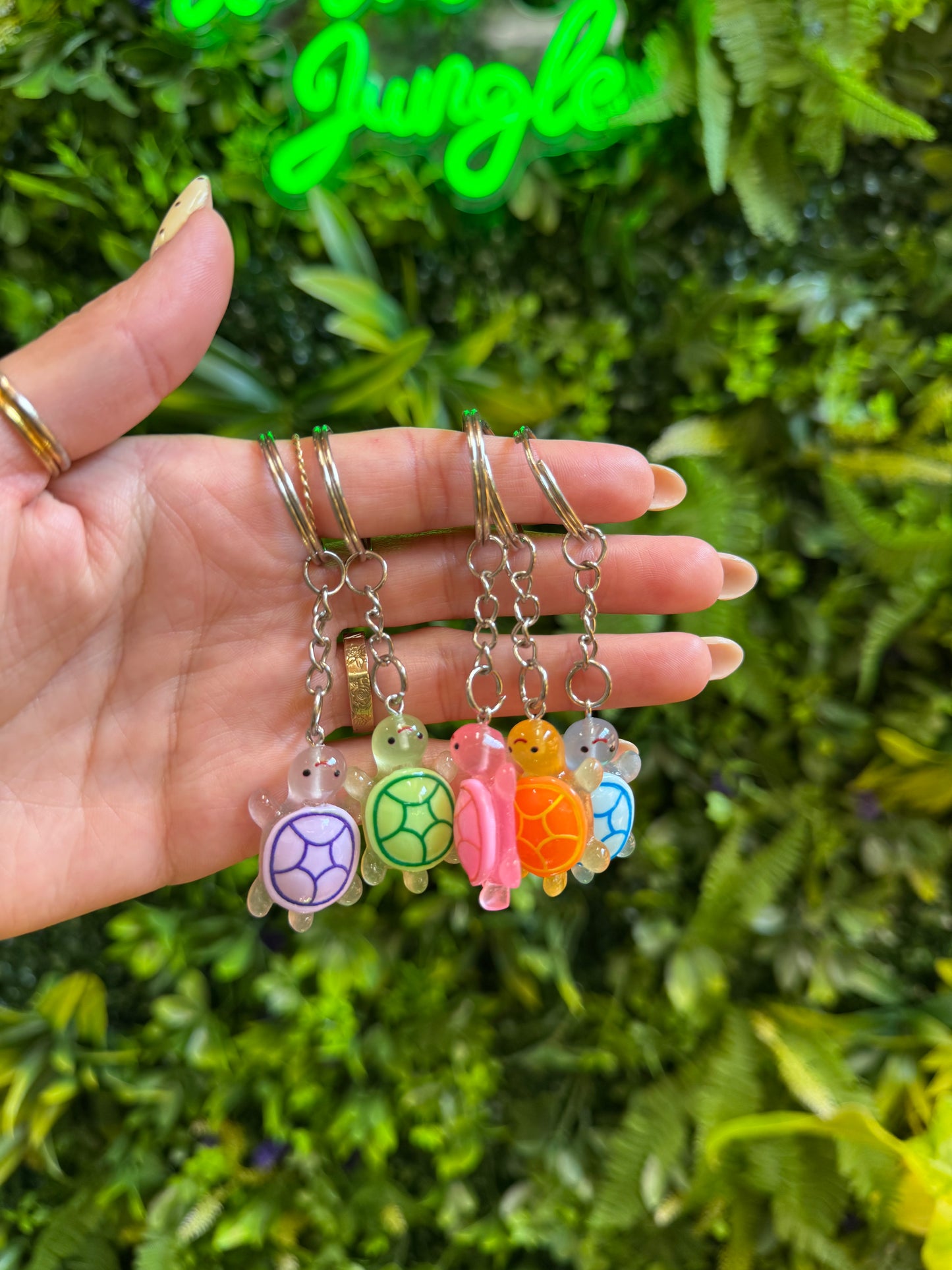 Mini Turtle Keychain Trinket