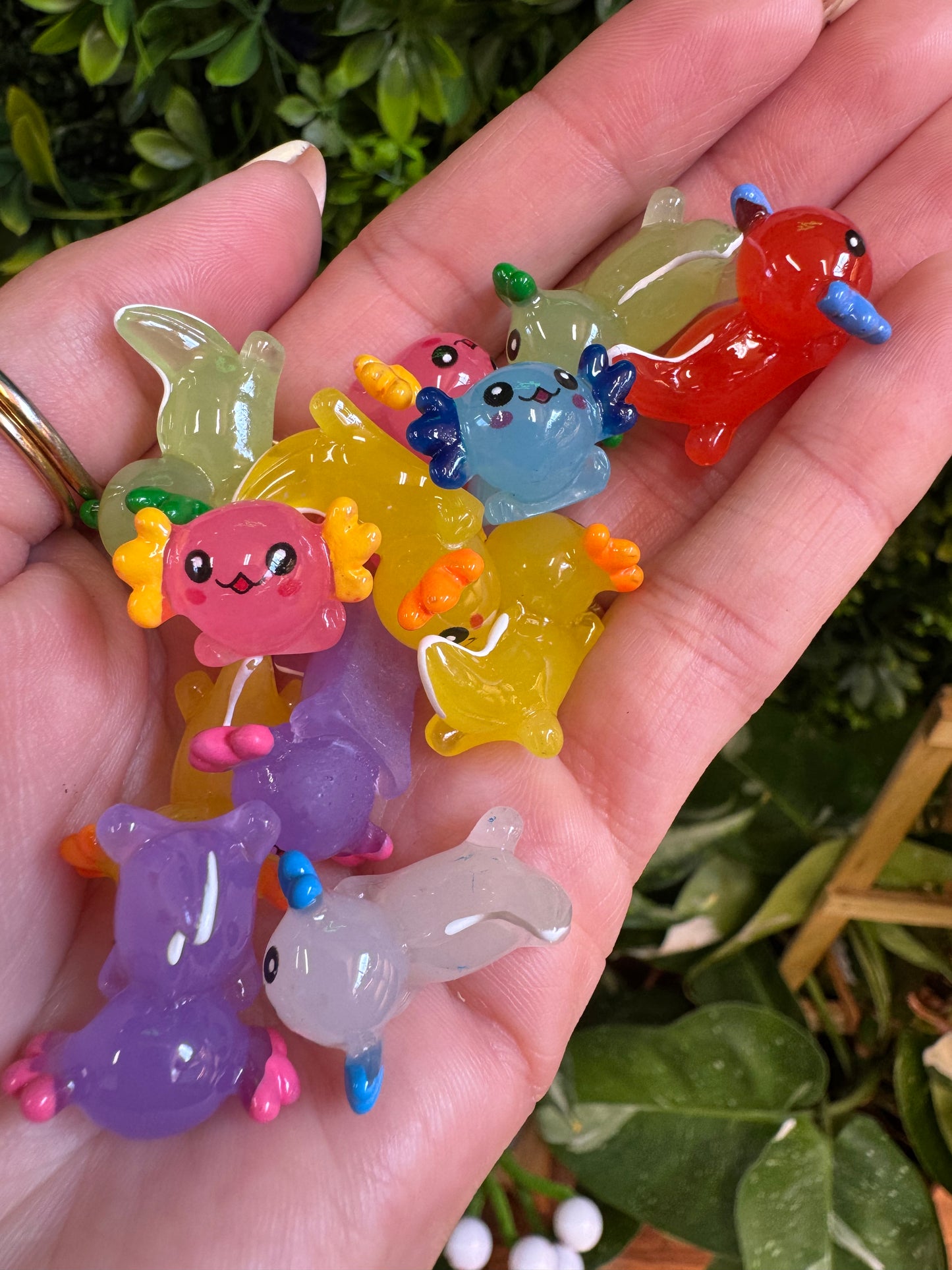 Axolotl Glow-in-the-Dark Trinket