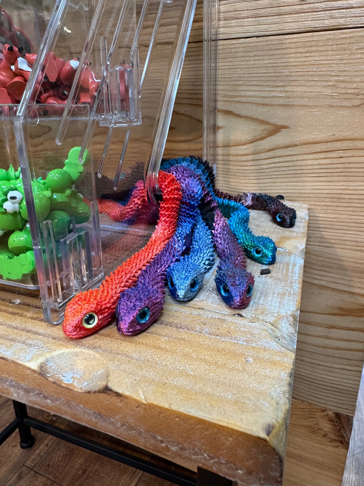 12" 3D Printed Fidget Snake - Assorted