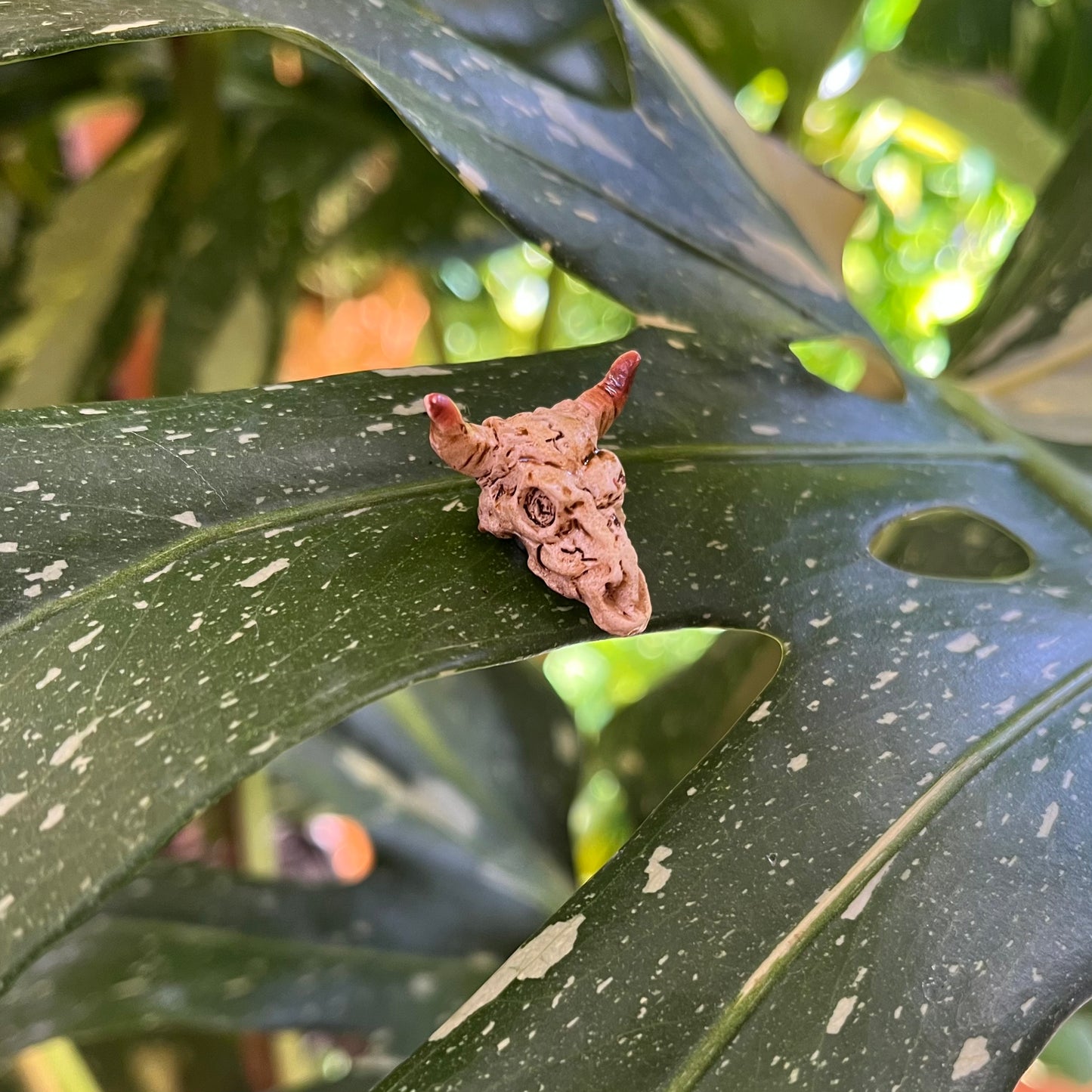 Animal Skull Plant Magnet