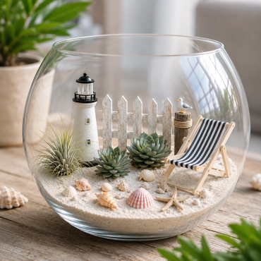 Coastal Open Terrarium Workshop - June 20th Saturday