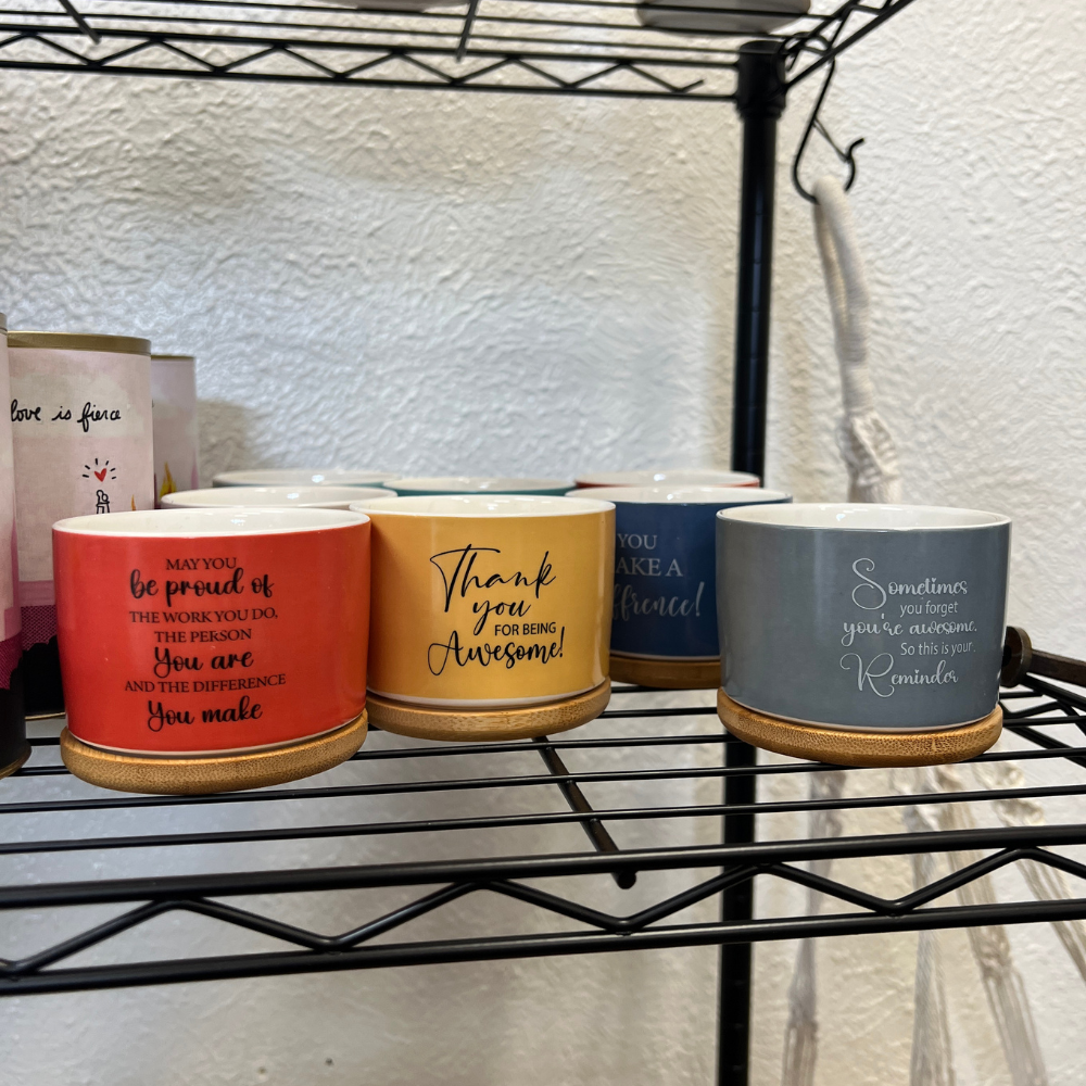 Positive Affirmation Pots