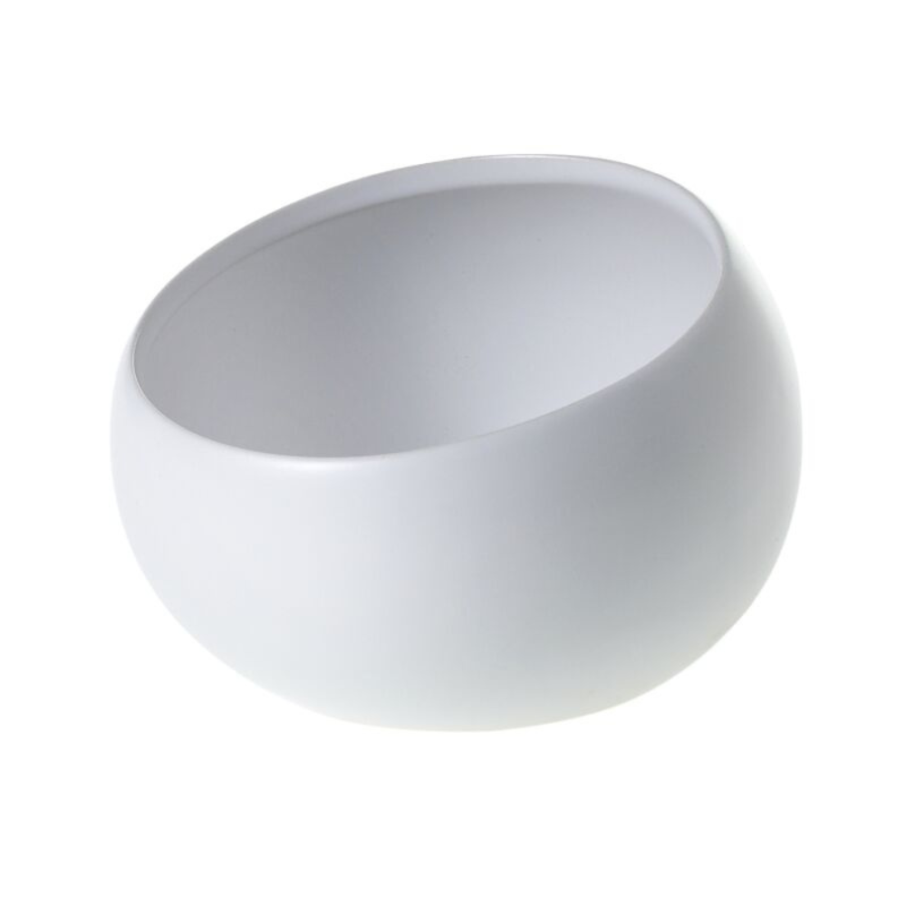 Simply Angled Bowl - White