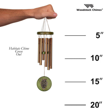 Woodstock Habitats™ Chime - Green, Owl