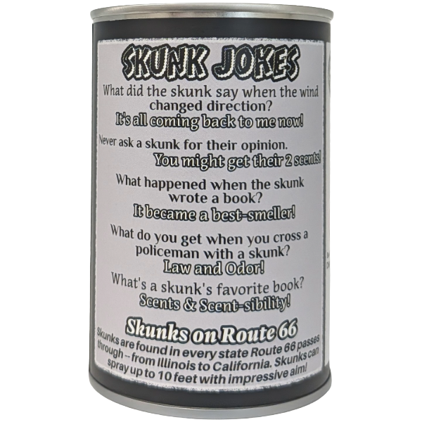 Trixie, the Route 66 Canned Skunk