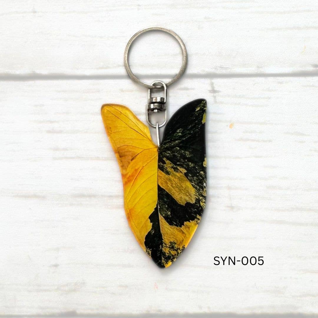 Syngonium Leaf Keychain Multiple Options