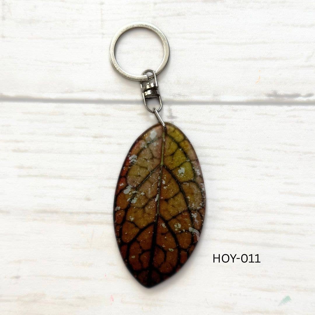 Hoya Leaf Keychain Multiple Options