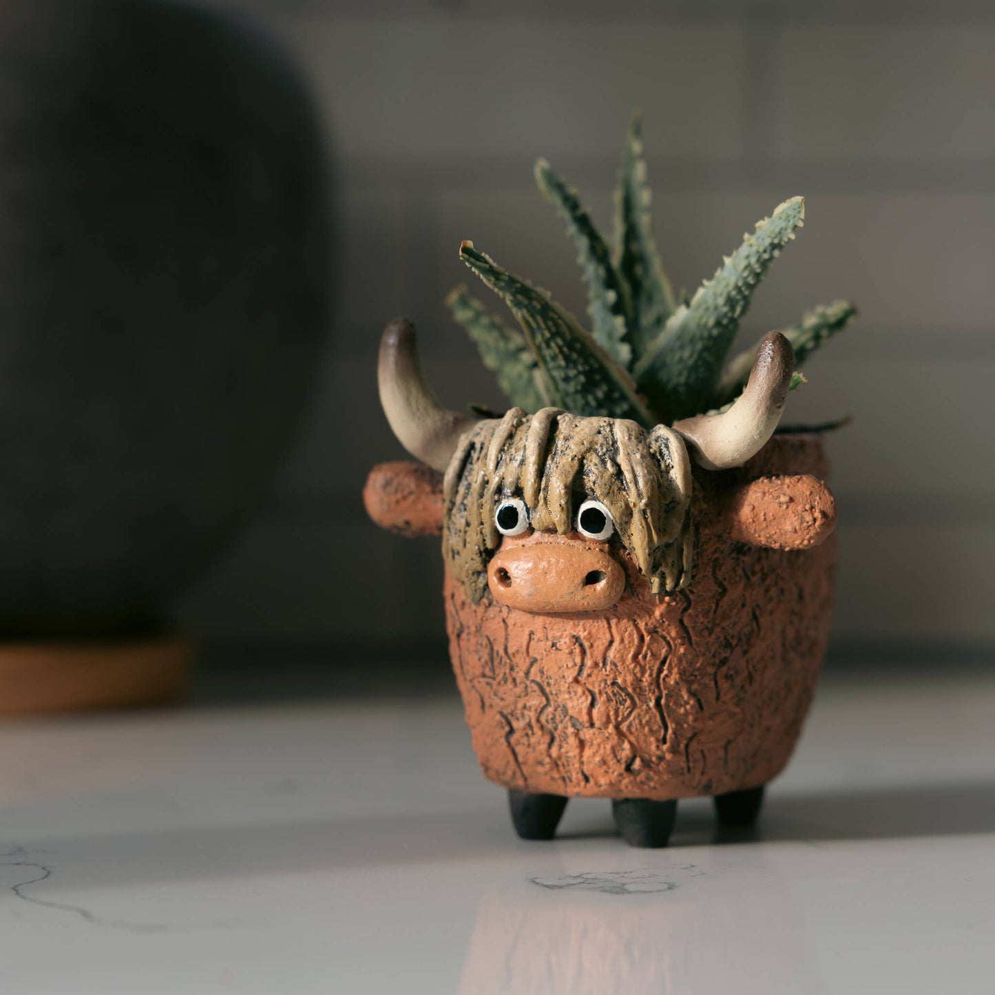 Dougal the Highland Cow - Blobhouse Planter